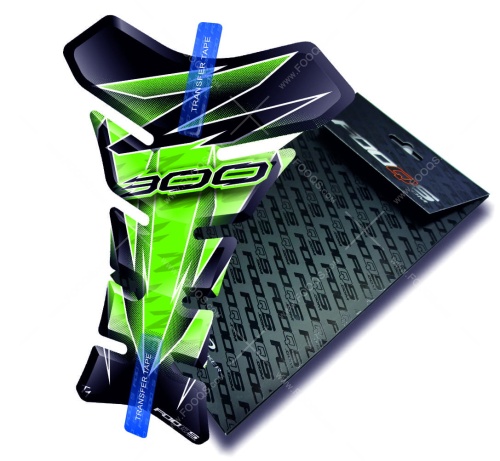 Tankpad Kawasaki Z 300 T1 green sticker