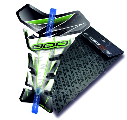 Tankpad Kawasaki Z 800 T1 white green sticker