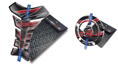 Tankpad Cappad Kawasaki Z 800 T1 black red sticker