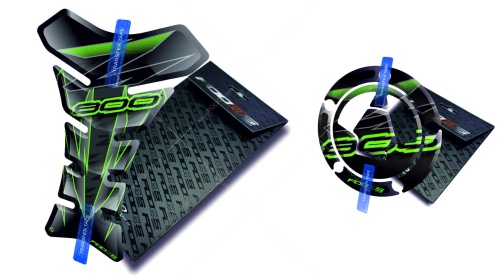 Tankpad Cappad Kawasaki Z 800 T1 black green sticker