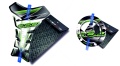 Tankpad Cappad Kawasaki Z 800 T1 white green sticker