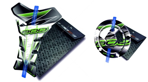 Tankpad Cappad Kawasaki Z 800 T1 white green sticker