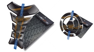 Naklejki na bak tankpad cappad T1 Kawasaki Z 800 Black Gold