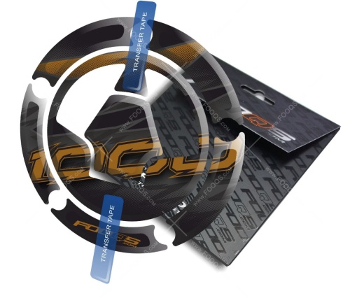 Cappad Kawasaki Z 1000 T1 black gold sticker