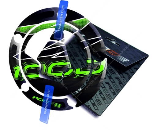 Cappad Kawasaki Z 1000 T1 black green sticker