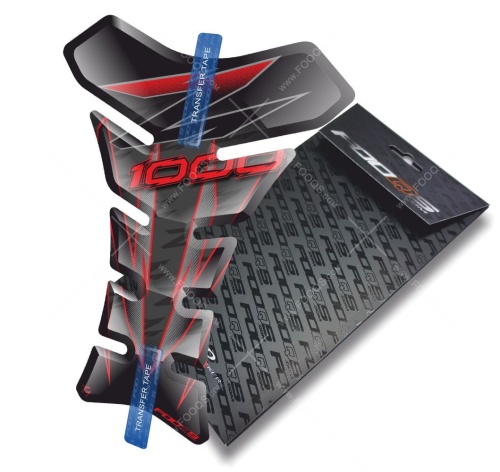 Tankpad Kawasaki Z 1000 T1 black red sticker