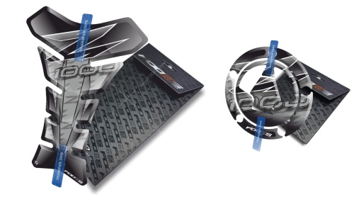 Tankpad Cappad Kawasaki Z 1000 T1 silver sticker