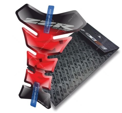 Tankpad Kawasaki ZZR 250 600 1100 1200 1400 1600 T1 red sticker