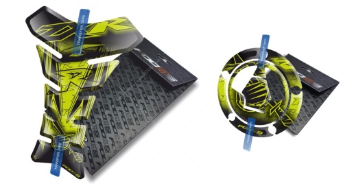 Tankpad Cappad Kawasaki ZX 6R T1 fluo sticker