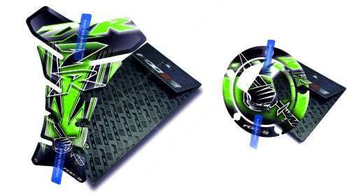 Tankpad Cappad Kawasaki ZX 7R T1 green sticker