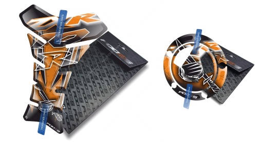 Tankpad Cappad Kawasaki ZX 10R T1 orange sticker