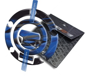 Cappad-Aufkleber Yamaha FZ6 Blue