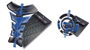 Adesivi per serbatoio tankpad cappad T1 Yamaha FZ6 Blue