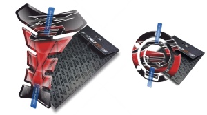 Adesivi per serbatoio tankpad cappad T1 Yamaha FZ8 Red