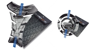 Adesivi per serbatoio tankpad cappad T1 Yamaha FZ8 Silver