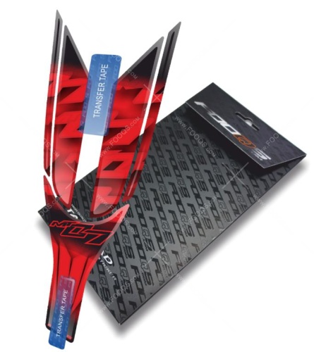 Tankpad  Yamaha MT 07 TA red sticker