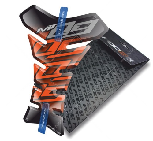 Tankpad Yamaha MT 09 T1 orange sticker