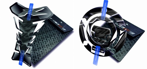 Tankpad Cappad Yamaha YZF R1 T1 black sticker
