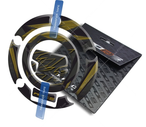 Cappad Yamaha YZF R1 R6 T1 black gold sticker