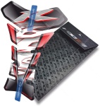 Tankpad T1 Yamaha YZF R6 White Red stickers decals