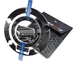 Cappad-Aufkleber Yamaha XJ6 Schwarz