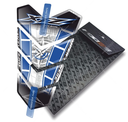 Tankpad Yamaha XTZ Super Tenere 750 1200 white blue sticker