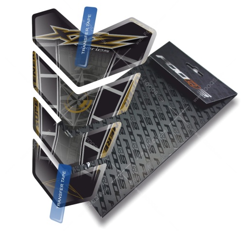 Tankpad Yamaha XTZ Super Tenere 750 1200 black gold sticker