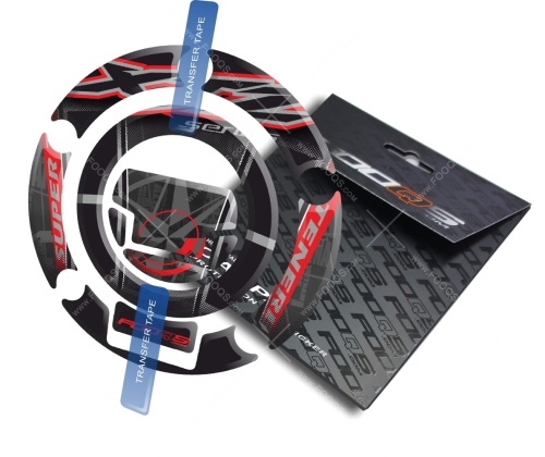 Cappad Yamaha XTZ Super Tenere 1200 black red sticker