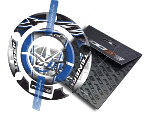 Adesivo per il tappo del carburante Yamaha XTZ Super Tenere 1200 bianco Blue