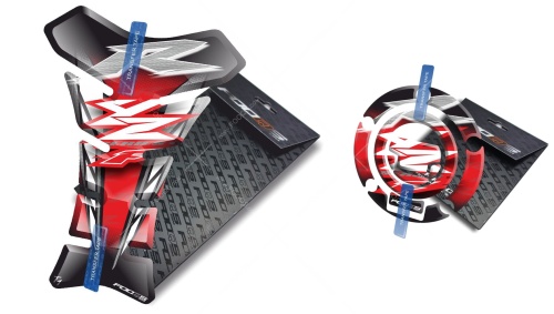 Tankpad Cappad Yamaha YZF R1 R6 Thundercat Thunderace T1 red sticker