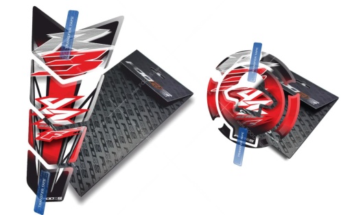 Tankpad Cappad Yamaha YZF R3 TA red sticker