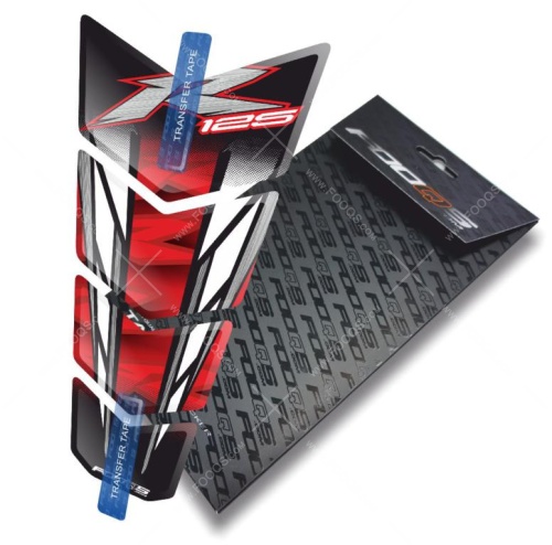 Tankpad Yamaha YZF R 125 TA red sticker