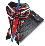 Tankpad V1 Honda CBR 125 R 250 R 600 RR 1000 RR Red stickers decals