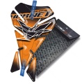 Tankpad Honda Hornet CB 500 600 900 1000 V1 orange sticker