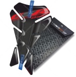 tankpárna mátrix V1 Suzuki GSR 600 650 750 Fekete