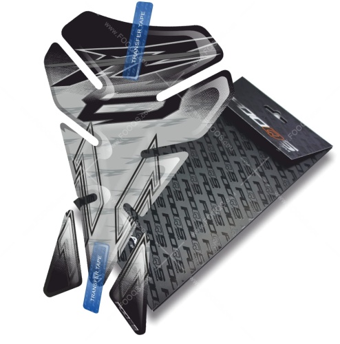 Tankpad Yamaha FZ8 V1 silver sticker
