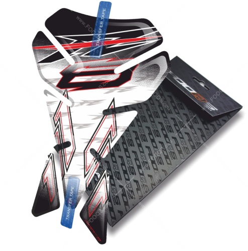 Tankpad Yamaha FZ8 V1 white sticker