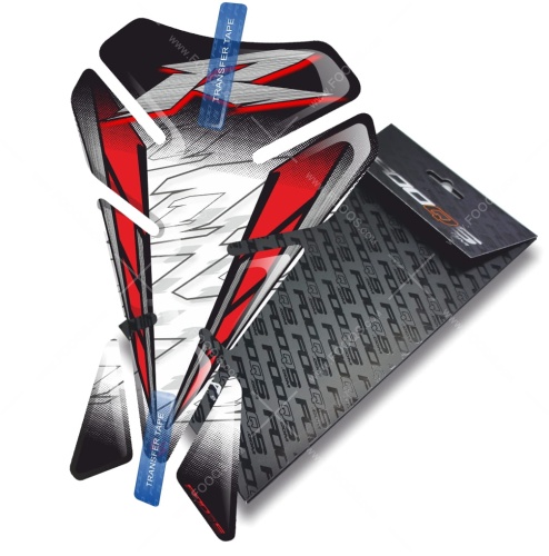 Tankpad Yamaha YZF R1 V1 white red sticker