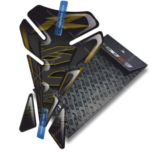 Naklejka na bak tankpad V1 Yamaha YZF R6 Black Gold