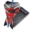 Tankpad Yamaha XJ6 V1 red sticker
