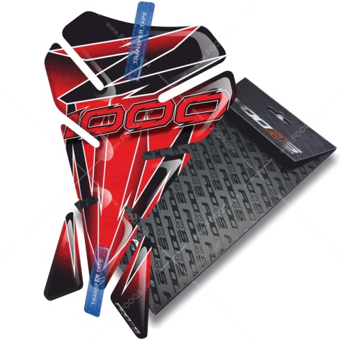 Tankpad Kawasaki Z 1000 red sticker