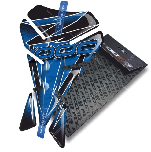 Tankpad Kawasaki Z 1000 blue sticker