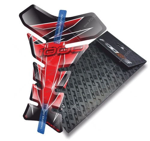 Tankpad Kawasaki Z 1000 T1 red sticker