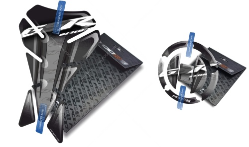 Tankpad Cappad Suzuki GSR 600 650 750 V1 silver sticker