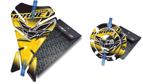 Tankpad Cappad Honda Hornet CB 500 600 900 1000 V1 yellow sticker