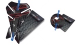 Tankpad-tankstickers cappad V1 Honda CBF 125 250 Zwart