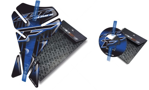 Tankpad Cappad Honda CBF 125 250 V1 blue sticker