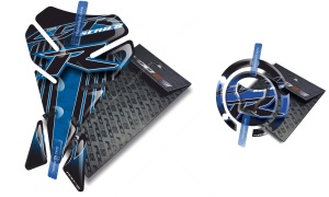 Adesivi per serbatoio tankpad cappad V1 Honda CBR 600 1000 RR New Model Blue