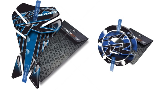 Tankpad Cappad Honda CBR 600 1000 RR V1 older model blue sticker