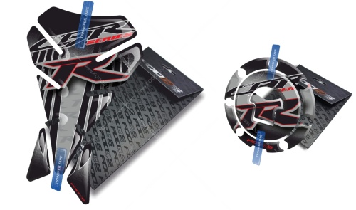 Tankpad Cappad Honda CBR 600 1000 RR V1 older model silver sticker
